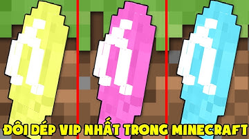 Minecraft, Nhưng Noob Sở Hữu Đôi Dép Vip Nhất! Noob Phi Dép Tiêu Diệt Mọi Thứ ??