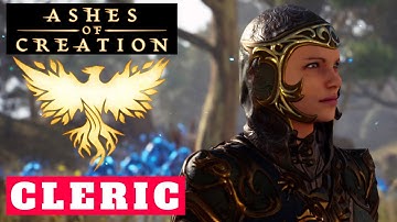 ASHES OF CREATION CLASSES - Cleric Skills Gameplay & Cleric Archetype Preview NEW MMORPG 2020 Video