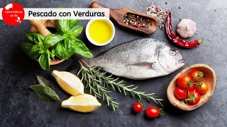 Pescado con Verduras -Cocina Delicioso con ALE