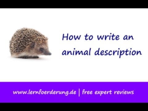 descriptive articles about animals