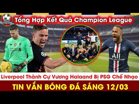 🔴Tin Vắn Bóng Đá Sáng 12/3: Tổng Hợp Kết Quả Cup C1…Thua Trận Halaand Bị Cầu Thủ PSG Giễu Cợt