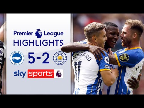 Seagulls hit five past foxes in pulsating game! | brighton 5-2 leicester | premier league highlights