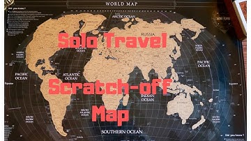 SCRATCH OFF MAP REVIEW & UNBOXING 2019
