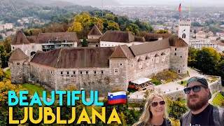 Ljubljana, Slovenia - Dragons, Castle and Local Food!