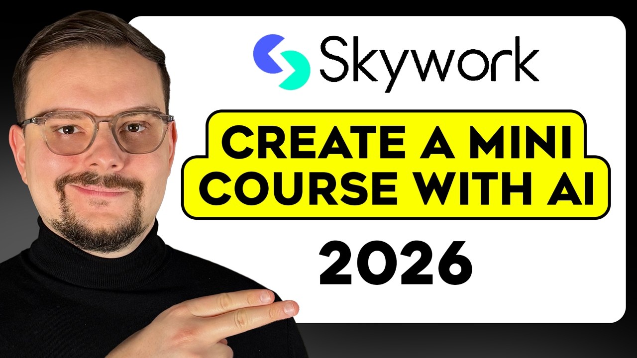 Skywork Tutorial - 2026 | How to Create a Mini Course Using AI