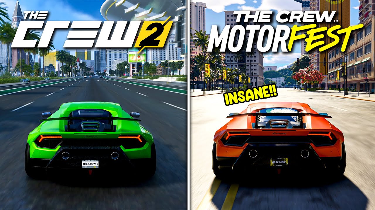 The Crew Motorfest vs The Crew 2 RAW Sound Comparison! 