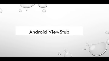 Android ViewStub