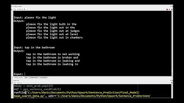 Sentence Prediction using LSTM - Language Modeling
