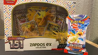 151 Zapdos EX Collection Box Pokémon Cards