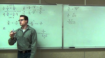 Prealgebra Lecture 4.6: Simplifying Complex Fractions and Order of Operations with Fractions.