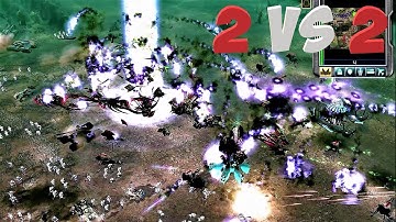 Command and Conquer 3 - Humans Vs Hard AI (Bots)