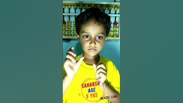 Saharsh Mental Maths #abacusmaths #educational #matheducation #abacus #mathkids #short #viral