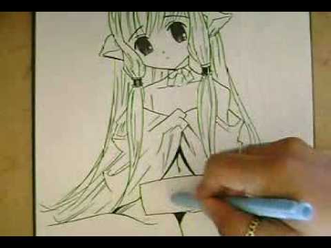 [How to Draw Anime][Como dibujar anime-Chii-Chobits]