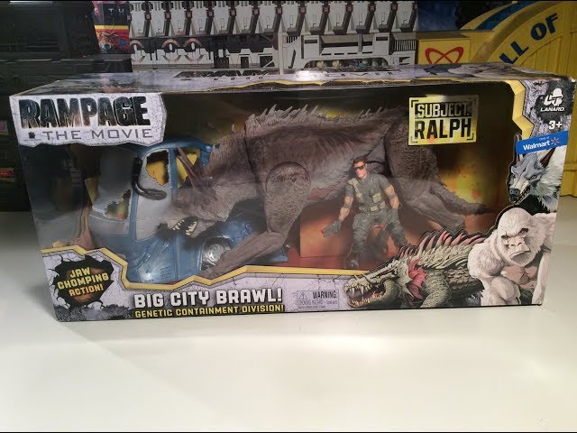 Rampage The Movie Big City Brawl Ralph Play Set !!! - YouTube