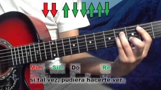Miniatura de vídeo de "Aprende a Tocar - Te quiero tanto - OV7 - en guitarra muy facil - HD"