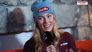 Mikaela Shiffrin's interview before Cortina about injuries and recoveries! Coincidence or not?