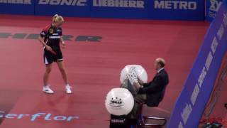 Silbereisen  6 Li Jie Nederlands 5  Saive and Team Belgium  Table Tennis Tennis De Table European Ch Wealth