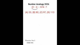 Number Analogy Basic Question #shortsfeed
