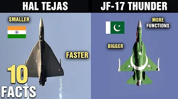 10 Differences Between HAL TEJAS and JF-17 Thunder