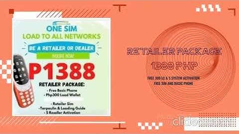 RETAILER PACKAGES: TPC ELOADING BUSINESS