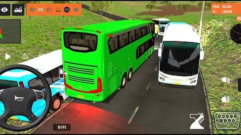Indonesia ..,Coach Bus Simulator Driving Video | Bus Simulator Game 2025 Android Gameplay Part 1
