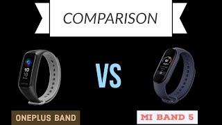 comparison between oneplus band vs mi band 5 || Tech GAMA