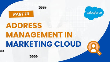 Address Management in Salesforce Marketing Cloud by @Ankur Chandel - Day10