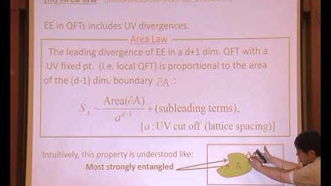 Tadashi Takayanagi - Quantum Entanglement and Holography (1)