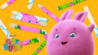 Sunny Bunnies - How To Make An Ice Cream Stick Puzzle Get Busy Compilation Cartoons For Children