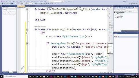 VB .Net and MySQL (MariaDB) Part 3: Inserting Record in the Database