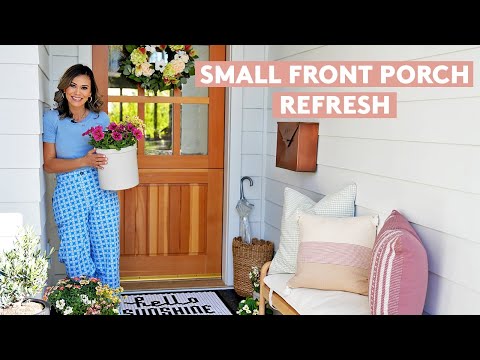 How to Decorate a Small Front Porch for Extra Curb Appeal | Simply | Real Simple