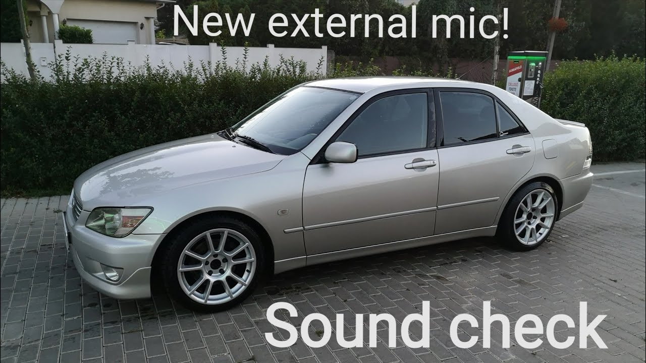 IS200 turbo sound check | external mic test