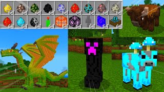 NOVO ADDON/MOD QUE ADICIONA NOVOS ANIMAIS, MOBS, BIOMAS, ITENS E MUITO MAIS! (MCPE)