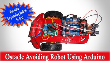 Electronics Projects – Obstacle Avoiding Robot Using Ultrasonic Sensor Arduino