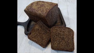 ЗАВАРНОЙ РЖАНОЙ ХЛЕБ на дрожжах/Malt rye bread/Malta sekala pano/Malz-Roggenbrot