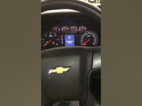 2016 Chevrolet Silverado 1500 How To Reset The Oil Change Service