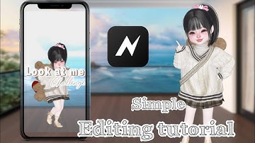 ZEPETO EDITING TUTORIAL USING NODE VIDEO @ZEPETO_official #editingtutorial #editing