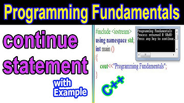 Continue Statement in C++ with Example || Urdu/Hindi