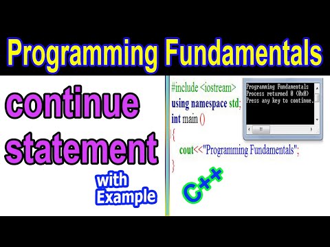 Continue Statement in C++ with Example || Urdu/Hindi
