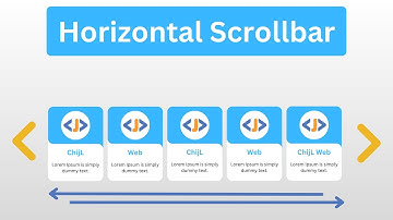 Horizontal Scrollbar Using HTML CSS | Horizontal Scrollbar View