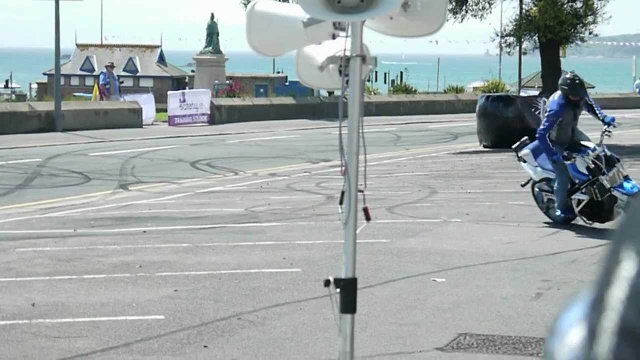 Mattie Griffen Stunt Rider. The Jersey International Motoring Festival 2012 - YouTube