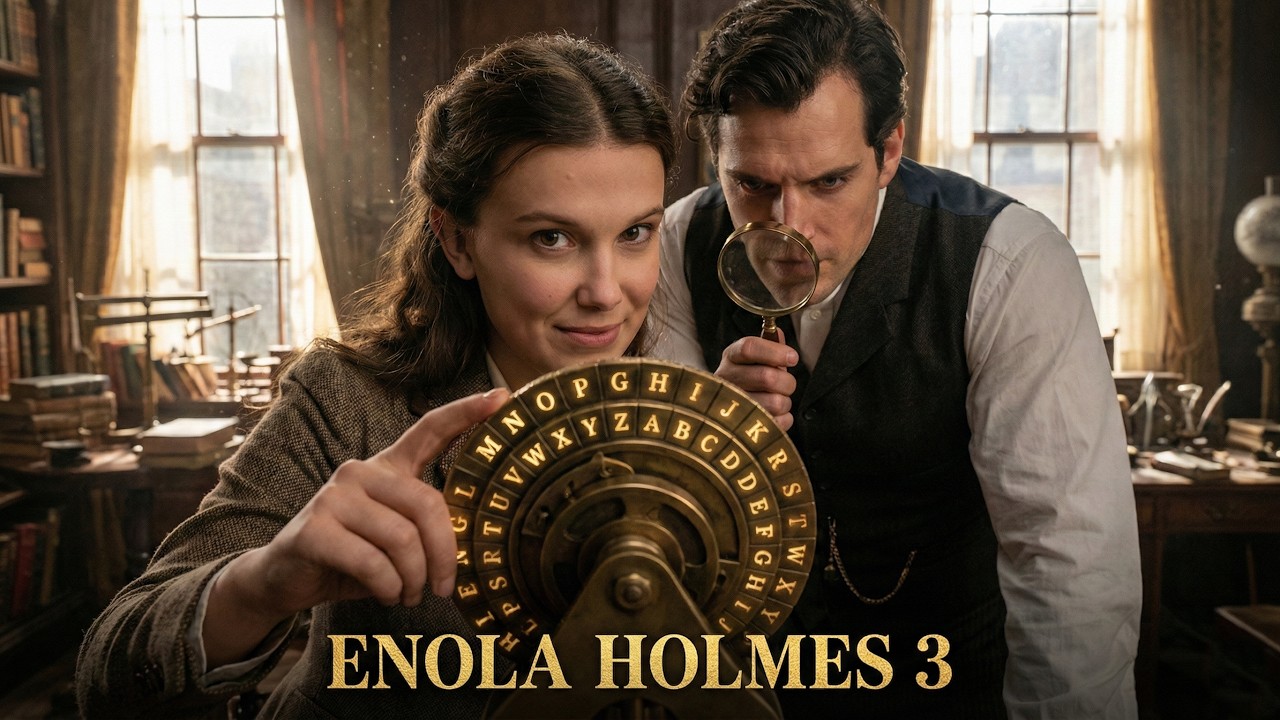 Enola Holmes 3 (2026) - Henry Cavill, Millie Bobby Brown | London's  Deadliest Mystery Yet