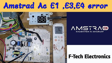 Amstrad Ac PCB Error E1,E3,E4 in PCB Board sx-ladc3-t42-v1