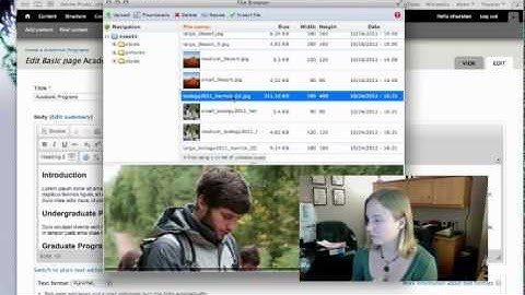 Basic Drupal Training 3: Adding Images and Files to a Basic Page