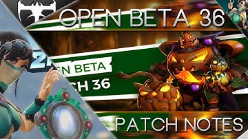 Paladins- OB36 Patch Notes