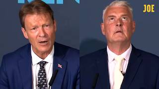 Lee Anderson gets increasingly annoyed by questions at Reform policy announcement