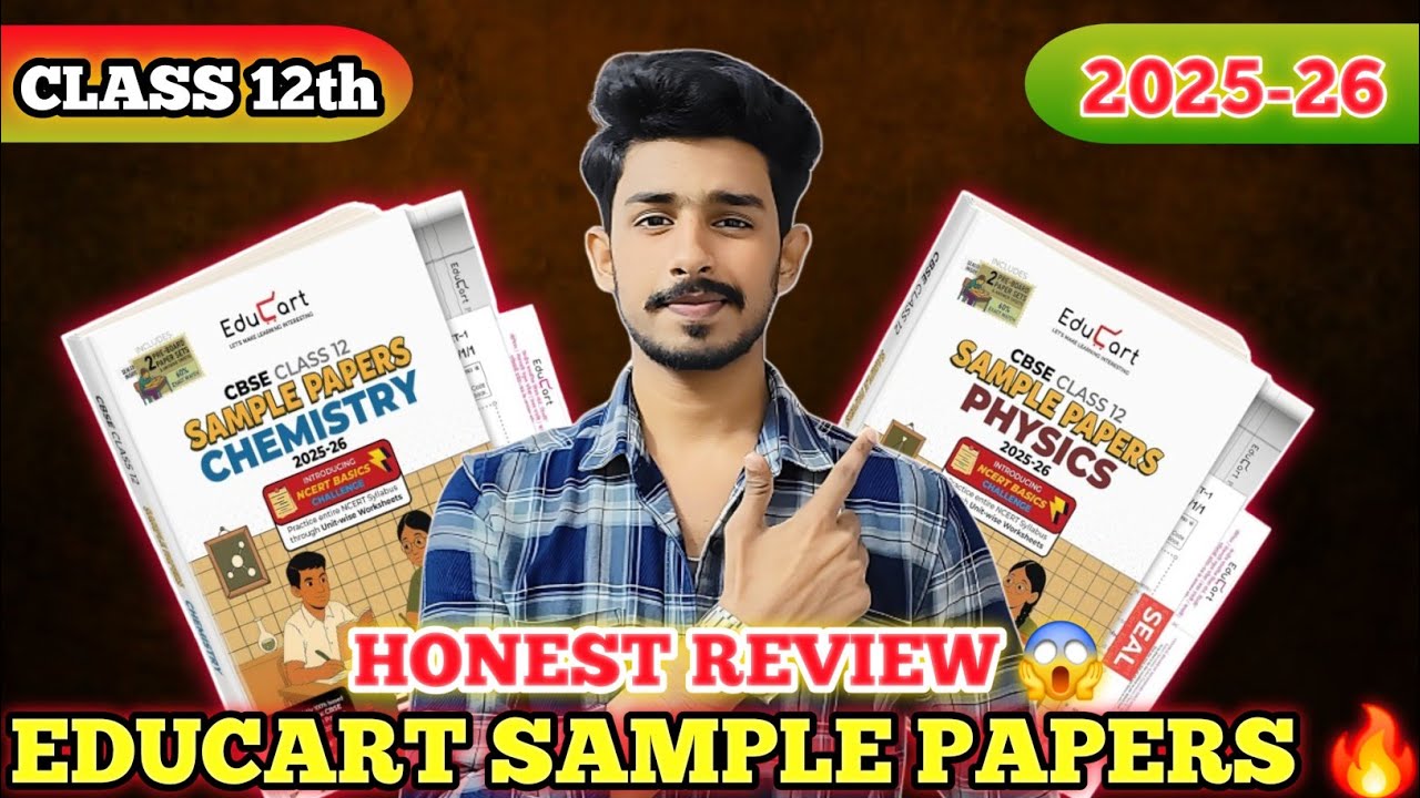 😱Educart Class 12 Sample Paper 2025-26 || Review & Unboxing 🔥|| Best Sample Paper For Class 12 Board