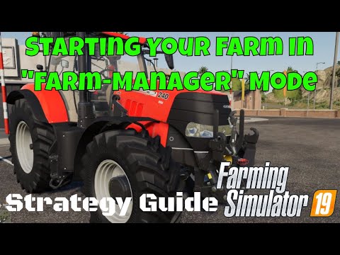 Como começar seu Farm | Farm Manager Mode | Cultivar Simulador 19 Tutorial