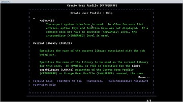 [002] IBM i (AS/400): F4 prompting is your best friend