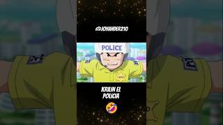 KRILIN EL POLICÍA 🚔😅😂 #krilin #goku #gohan #vegeta #viral #shorts #shortvideo #video #anime #memes